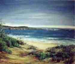 Britannia Bay painting by Susan Kemp